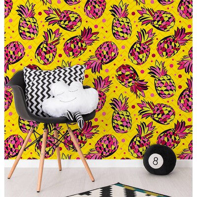 Papier peint Ananas fous