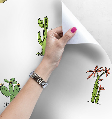 Papier peint Cactus en pots