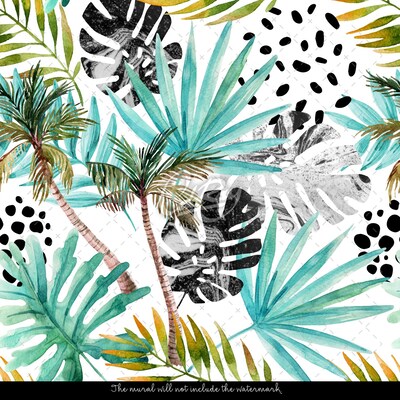 Papier peint adhésif L'Afrique folle