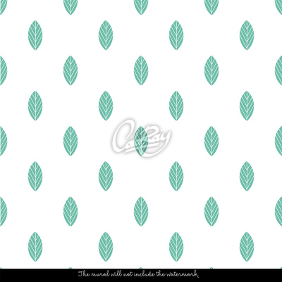 Tapisserie panoramique Que la pluie verte tombe sur nous