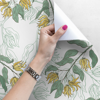 Papier peint panoramique L'arôme magique de l'ylang-ylang