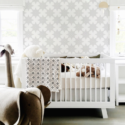 Tapisserie murale Étoiles symétriques minimalistes