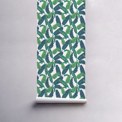 Papier peint À l'ombre des feuilles de bananier