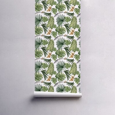 Tapisserie murale Le charme de Monstera