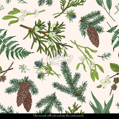 Papier peint adhésif Allons sous le gui