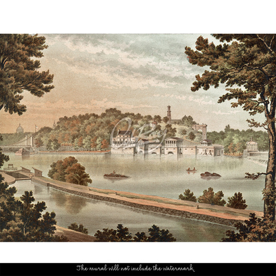 Tapisserie murale Carte postale de Philadelphie
