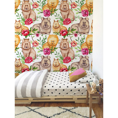 Tapisserie murale Chiens doux