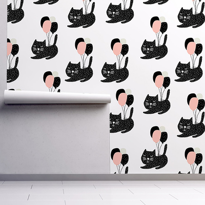 Papier peint adhésif Notre petit monde de chats