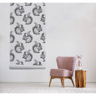 Tapisserie murale Queue rouge, dents longues