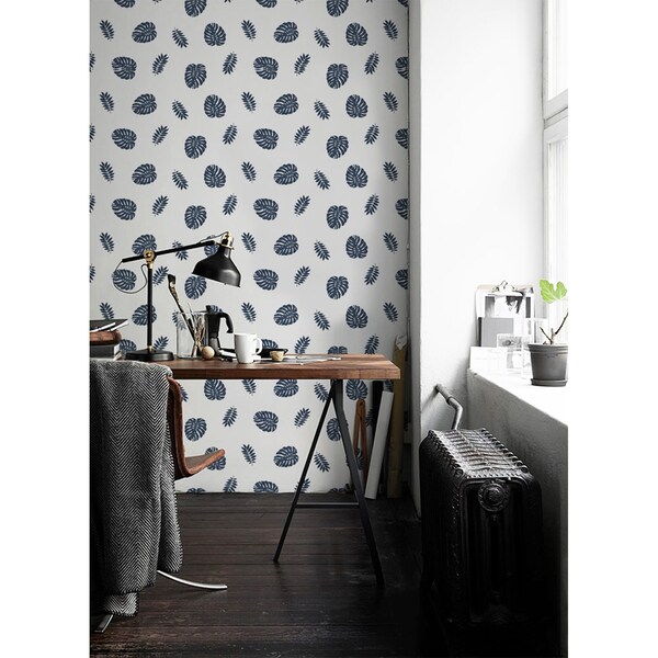 Papier peint panoramique Feuilles de Monstera miniatures