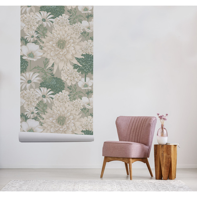 Tapisserie murale Le champ fleuri de la campagne polonaise