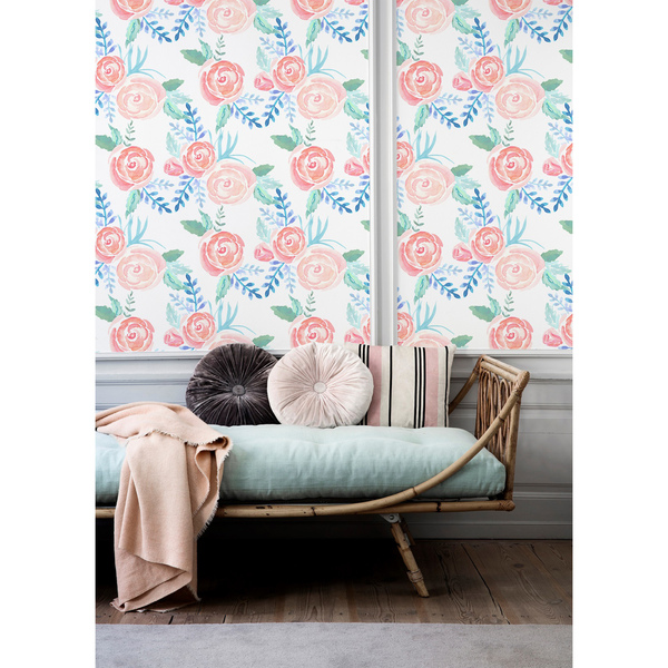 Tapisserie murale Fleurs à l'anglaise