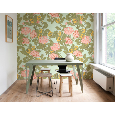 Tapisserie murale Fleurs de bande dessinée