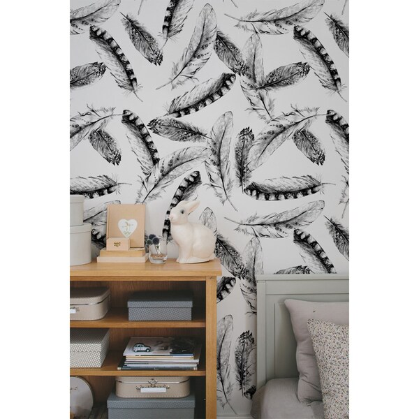 Papier peint panoramique La légèreté des plumes duveteuses