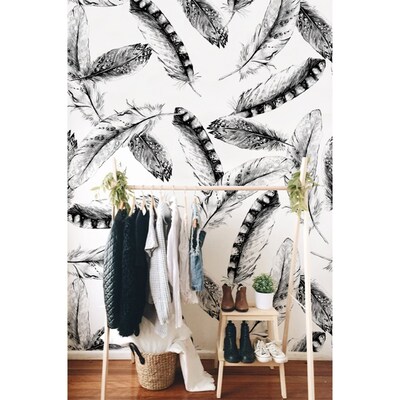 Papier peint panoramique La légèreté des plumes duveteuses