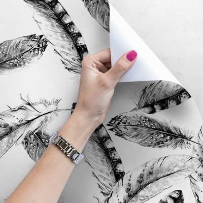 Papier peint panoramique La légèreté des plumes duveteuses