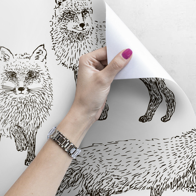 Papier peint adhésif Le renard a un trou ici