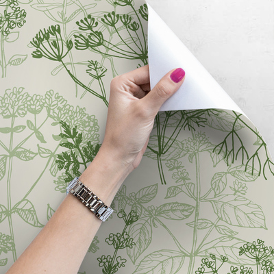 Papier peint adhésif Herbes de printemps