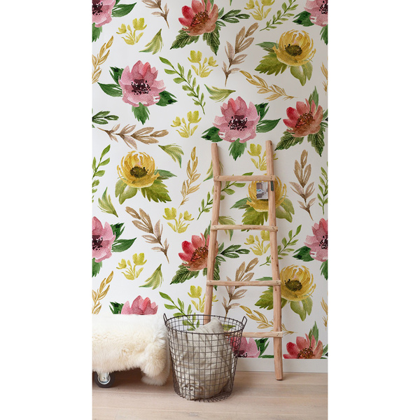 Papier peint Colline des fleurs sauvages