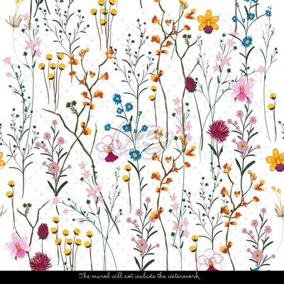 Papier peint adhésif Fleurs sauvages