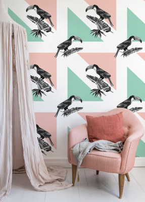 Papier peint adhésif Toucans