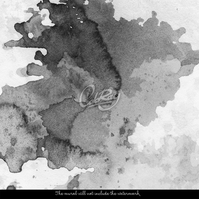 Papier peint Encre renversée