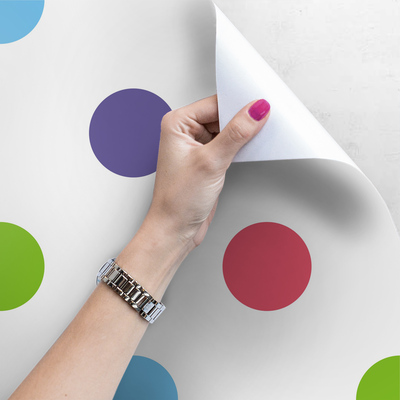 Tapisserie murale Pois multicolores