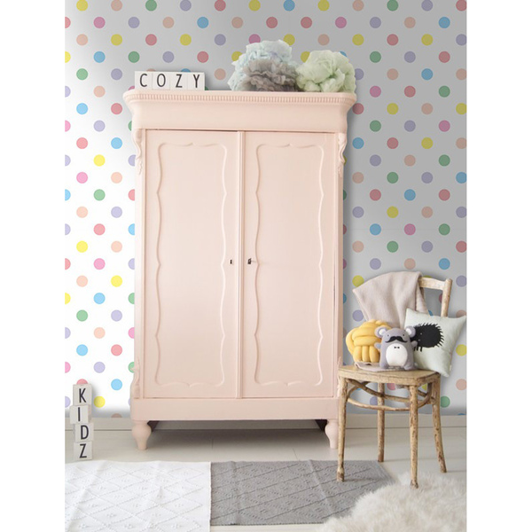 Tapisserie murale Pois pastel