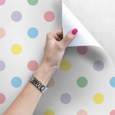 Tapisserie murale Pois pastel