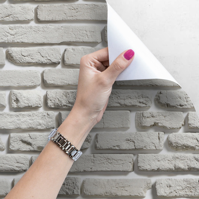 Papier peint Mur en gris