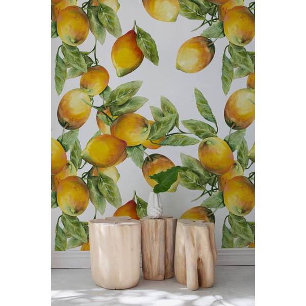 Tapisserie murale Citrons juteux