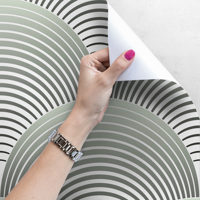 Papier peint Motif de créateur en gris