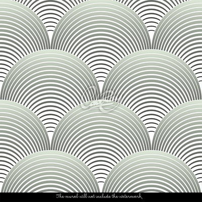 Papier peint Motif de créateur en gris