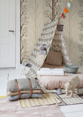 Papier peint Grands arbres