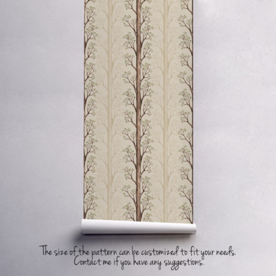 Papier peint Grands arbres