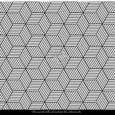 Papier peint adhésif Carrés de créateurs en noir