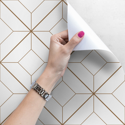 Papier peint adhésif Motif de carrelage élégant