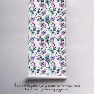 Papier peint adhésif Mûre brillante