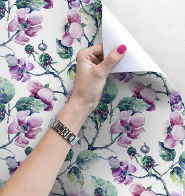 Papier peint adhésif Mûre brillante