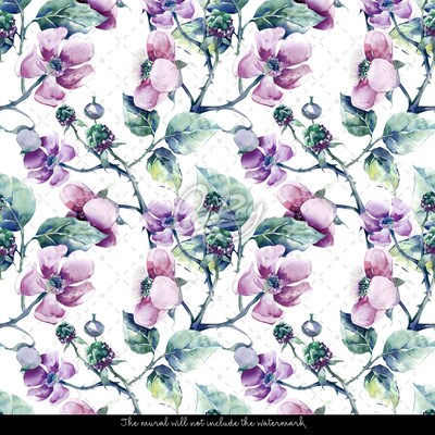 Papier peint adhésif Mûre brillante