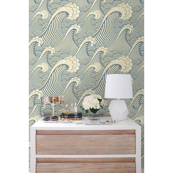 Papier peint panoramique Le bruit des vagues de la mer