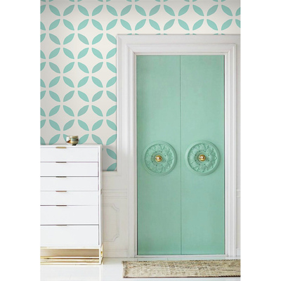 Papier peint Pétales bleus de créateur