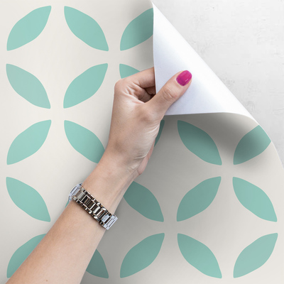 Papier peint Pétales bleus de créateur