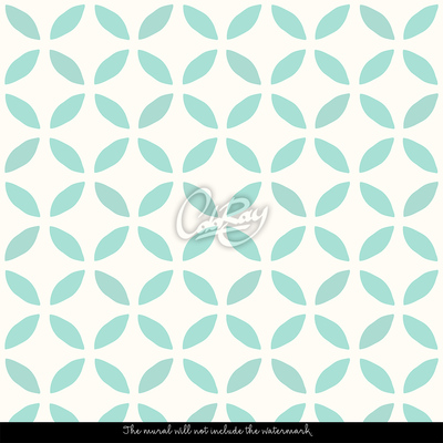 Papier peint Pétales bleus de créateur