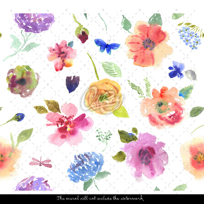 Papier peint adhésif Jardin d'été plein de fleurs
