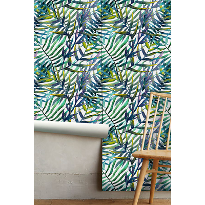 Tapisserie murale Fourré de feuilles arc-en-ciel