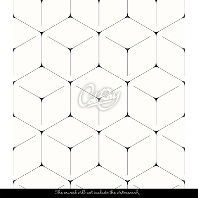 Papier peint Hexagones de créateurs
