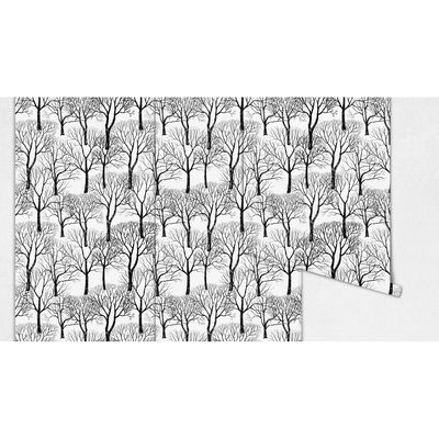 Tapisserie panoramique Paysage d'hiver dans le parc