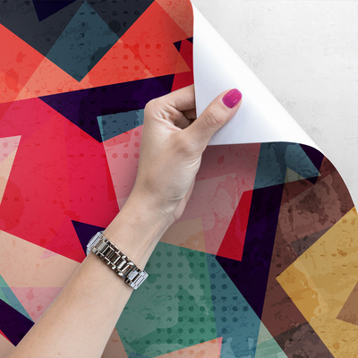 Tapisserie panoramique Mosaïque de style rocheux