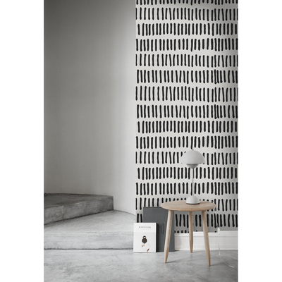 Tapisserie panoramique Lignes noires